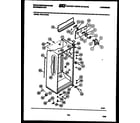 White-Westinghouse PRT217HF0 cabinet parts diagram
