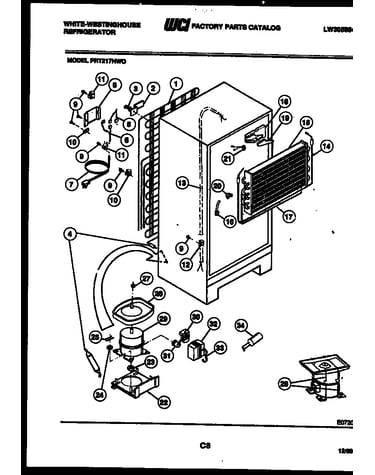 System and automatic defrost parts