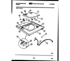 White-Westinghouse LA470LXW1 top and miscellaneous parts diagram