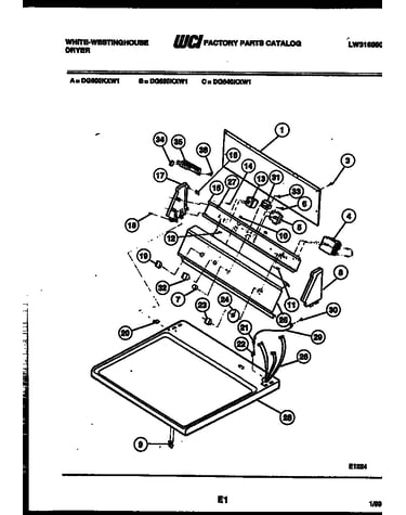 Console and control parts