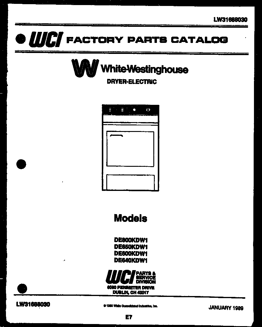 Parts diagram