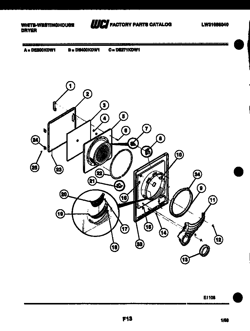 Cooktop and broiler parts