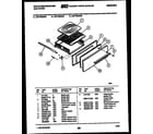 White-Westinghouse GF770HXW3 broiler drawer parts diagram