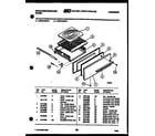 White-Westinghouse GF521HXW2 broiler drawer parts diagram