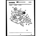 White-Westinghouse AK057K7V1 electrical and air handling parts diagram