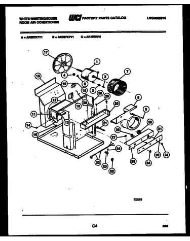 Electrical and air handling parts