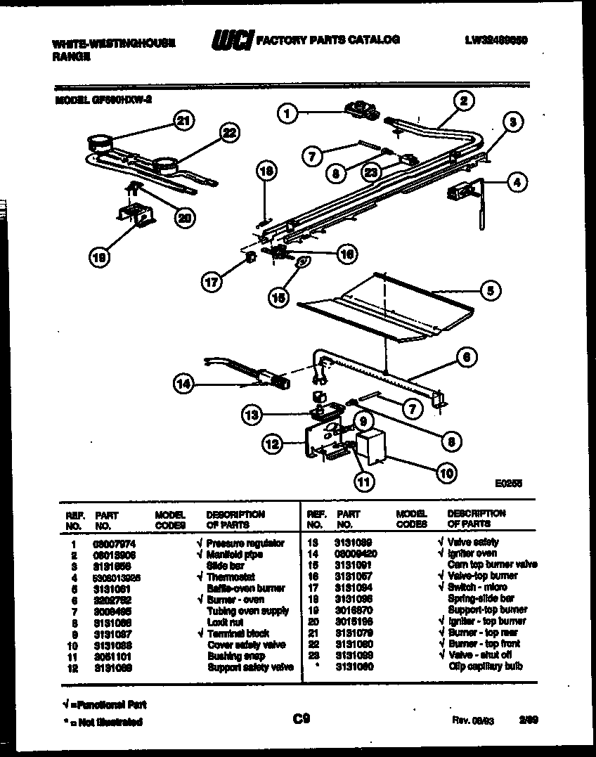 Burner, manifold and gas control