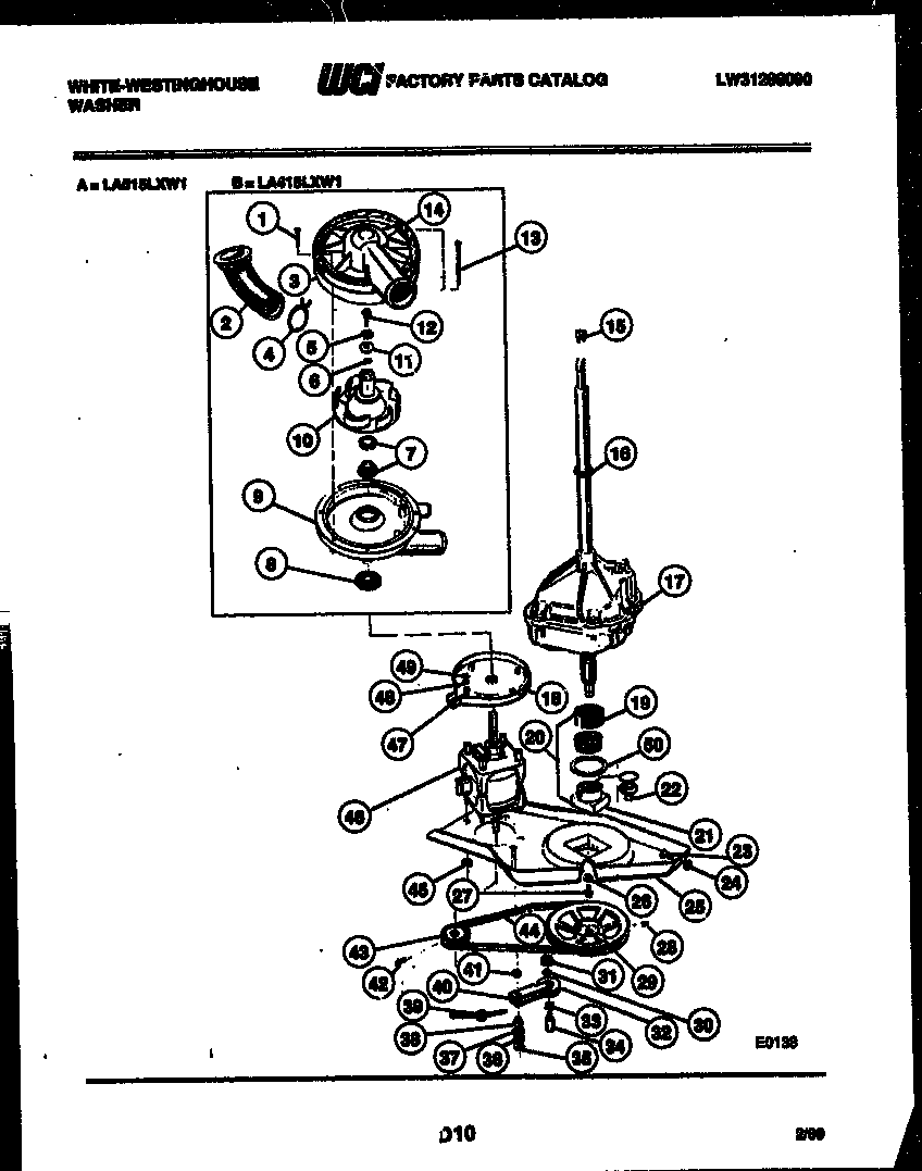 Motor, transmission and drive parts