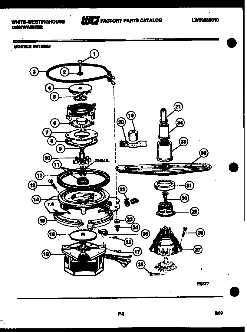 Motor pump parts