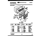 White-Westinghouse AS277M2K7 cabinet parts diagram