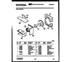 White-Westinghouse AS277M2K7 air handling parts diagram