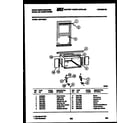 White-Westinghouse AS277M2K7 cabinet and installation parts diagram