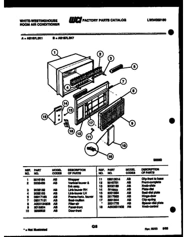 Cabinet parts