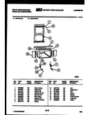 Cabinet and installation parts