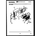 White-Westinghouse AC055M7A1 cabinet parts diagram