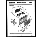 White-Westinghouse AL113L1A2 cabinet parts diagram