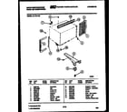 White-Westinghouse AL113L1A2 cabinet and installation parts diagram
