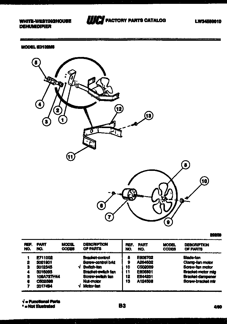 Air control parts