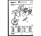 White-Westinghouse ED132M6 water and condensing parts diagram
