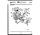 White-Westinghouse DE150KDW1 cabinet and component parts diagram