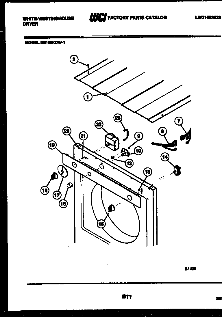 Door and installation parts