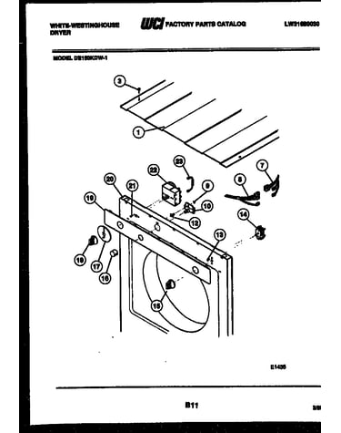 Door and installation parts