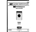 White-Westinghouse LT800LXW1  diagram