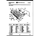 White-Westinghouse LT800LXW1 console and control parts diagram