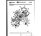 White-Westinghouse LT800LXW1 tub and component parts diagram