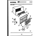 White-Westinghouse AL125M1A1 cabinet parts diagram