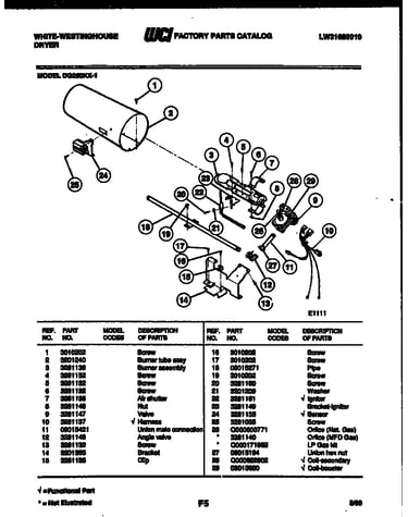 Burner, igniter and valve