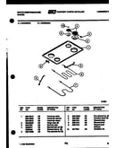 Cooktop and broiler parts
