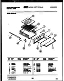 Broiler drawer parts