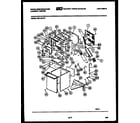 White-Westinghouse SM115LXW2 cabinet parts and heater diagram