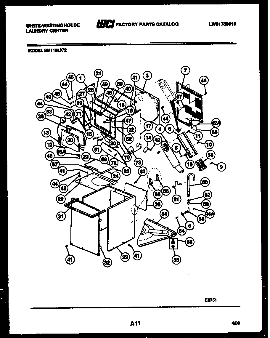 Cabinet parts and heater
