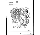White-Westinghouse SM115LXD2 cabinet parts and heater diagram