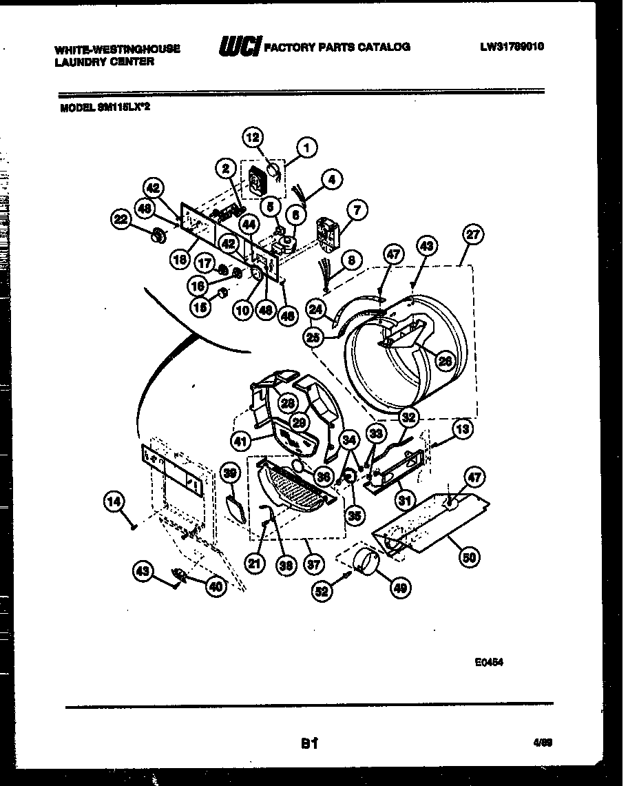 Console, control and drum