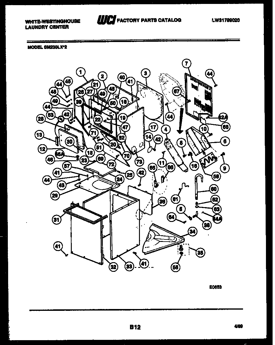 Cabinet parts and heater