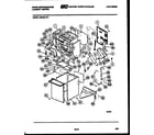 White-Westinghouse SM230LXW2 cabinet parts and heater diagram
