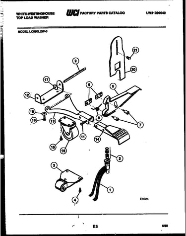 Portable washer components