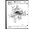 White-Westinghouse RT114LCH1 cabinet parts diagram