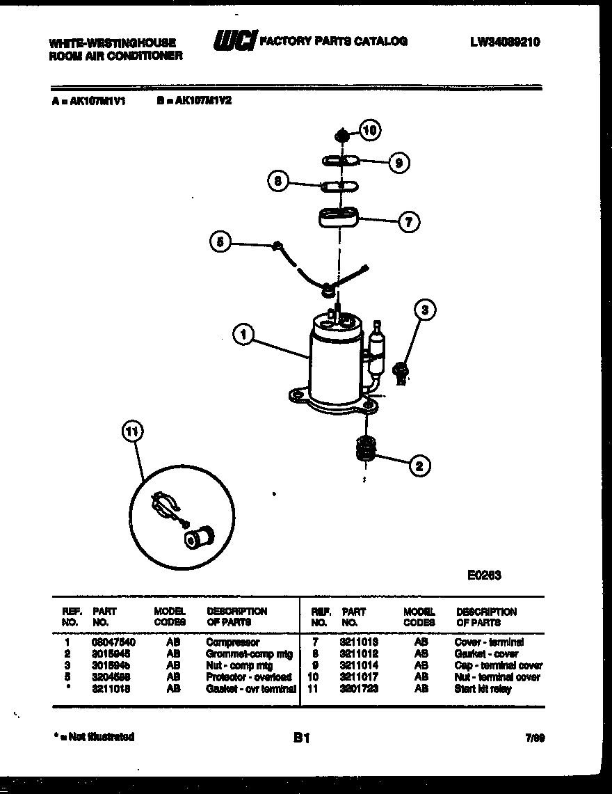 Compressor parts