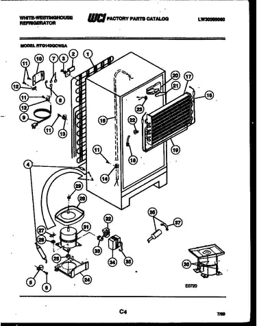 System and automatic defrost parts