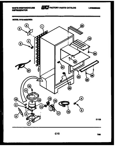 System and automatic defrost parts