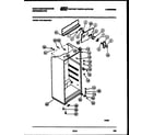 White-Westinghouse RTG153HCF2A cabinet parts diagram