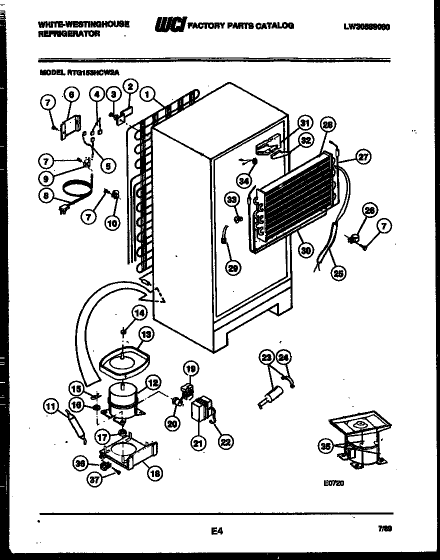 SYSTEM AND AUTOMATIC DEFROST PARTS