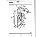 White-Westinghouse RTG163GCW3A cabinet parts diagram