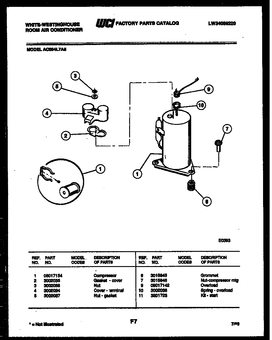 Compressor parts