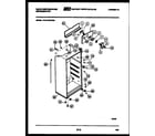 White-Westinghouse RTG174GCH3A cabinet parts diagram