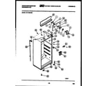 White-Westinghouse RT173MCD0 cabinet parts diagram